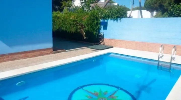 Chalet En La Playa Con Piscina Privada En Mazagon 
